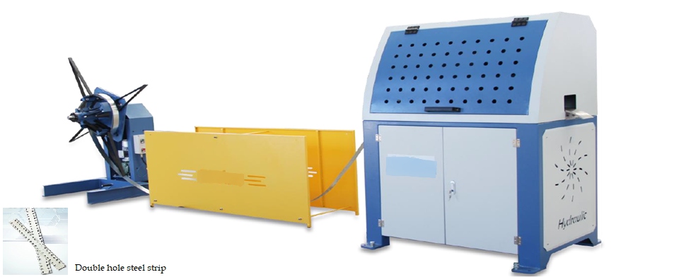 Double Hole Steel Strip Machine