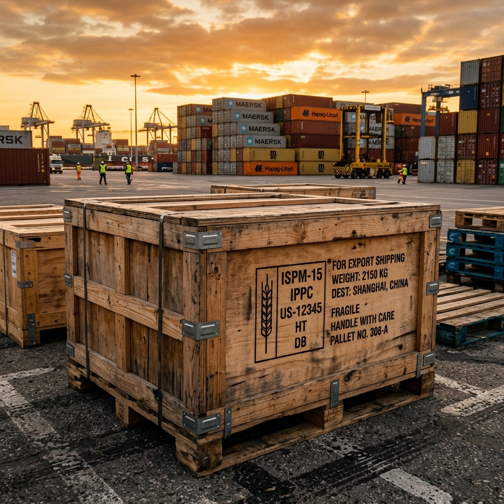 Export Wooden Packaging Crate